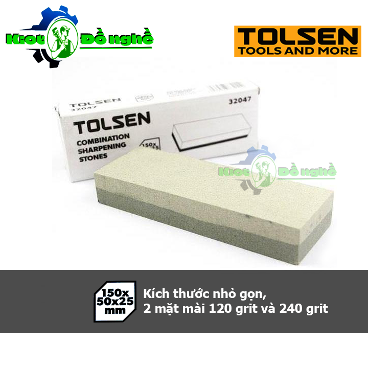 Đá mài 150mm tolsen 32047 - đá mài dao kéo