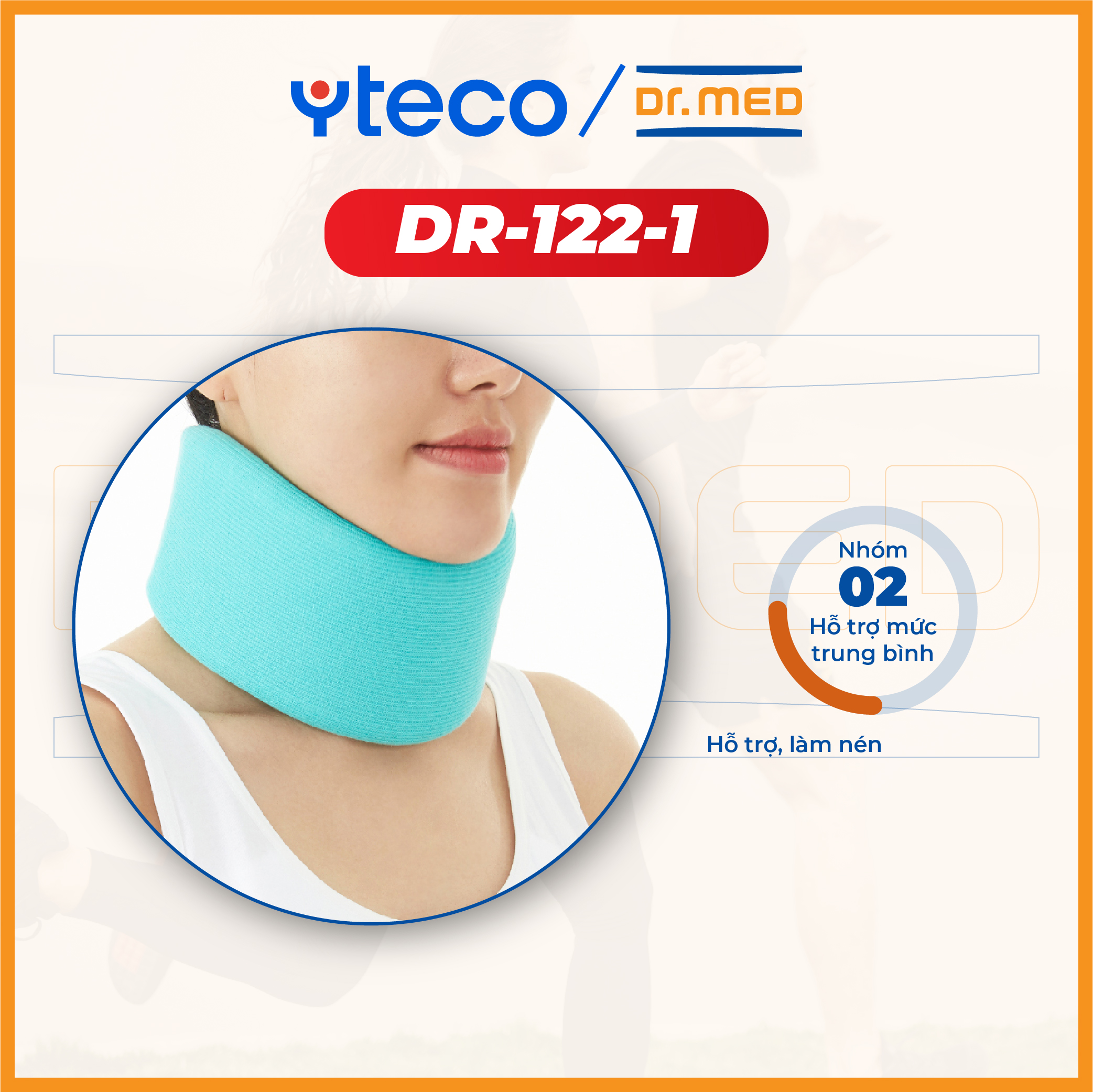 Đai cố định cổ mềm dr.med dr-122-1