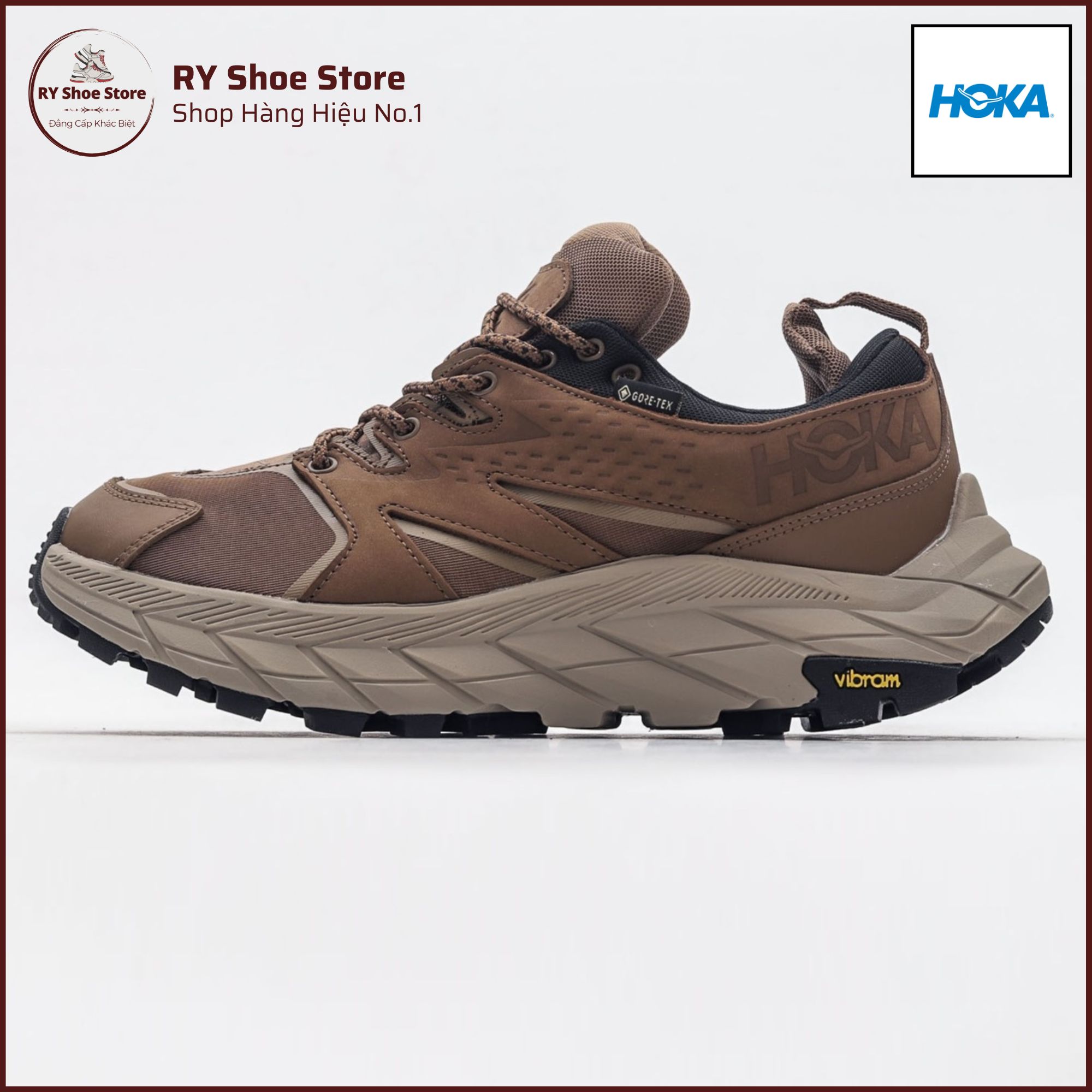 No.1 Giày Đi Phượt Leo Núi Trekking Nam Hoka Anacapa Low GTX