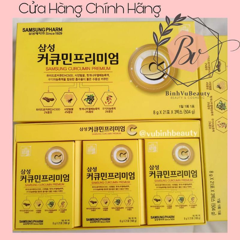 NGHỆ NANO CAO CẤP SAMSUNG CURCUMIN PREMIUM