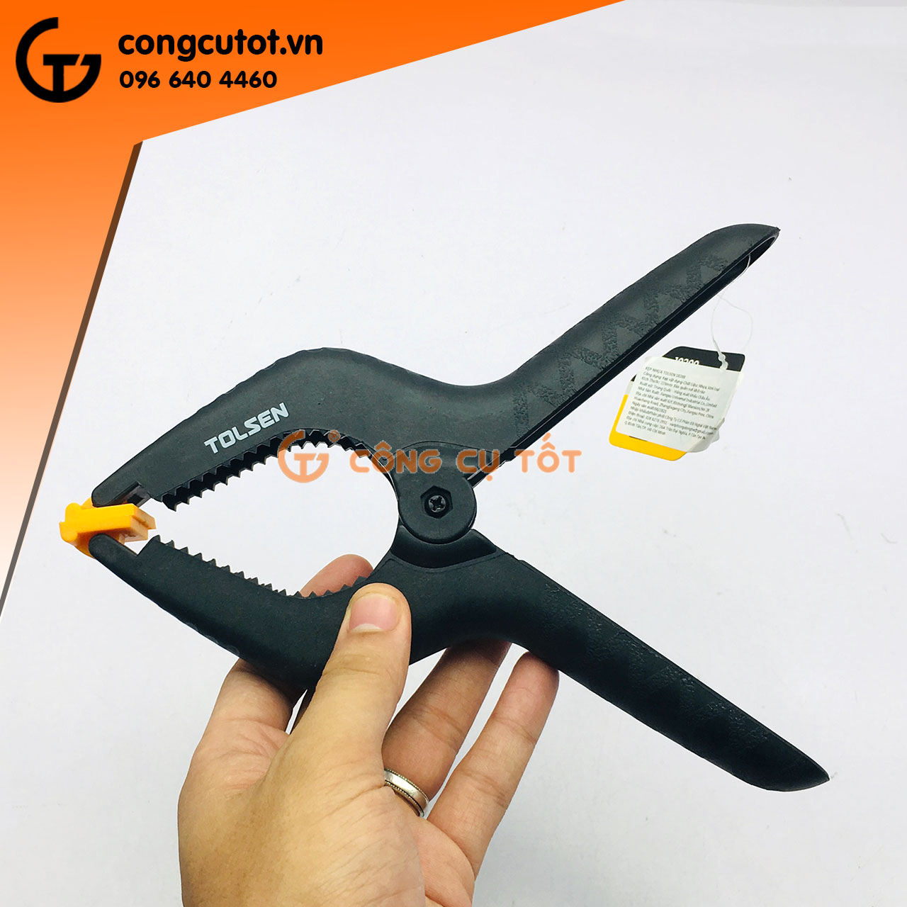Combo 2 chiếc kẹp lò xo Tolsen size tùy chọn