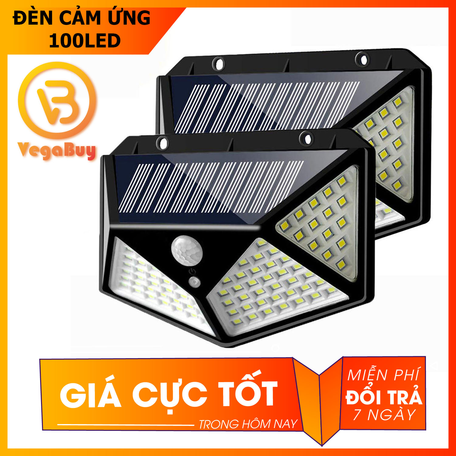 Đèn 100 LED, đèn siêu sáng, đèn tích điện, đèn sân vườn, đèn tích điện năng lượng mặt trời, đèn trang trí, đèn led năng lượng mặt trời