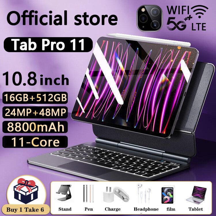 2023 mẫu mới máy tính bảng pro11 màn hình hd 10,8 inch 16gb + 512gb máy tính bảng thông minh android 12.0 4g/5g wif máy tính bảng hai sim thẻ trẻ em vẽ tranh máy tính bảng giải phóng mặt bằng