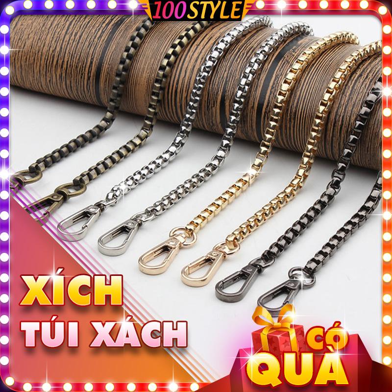 Dây Xích Túi Xách Hình Hộp Vuông Dày 7mm M620 - 100style.net