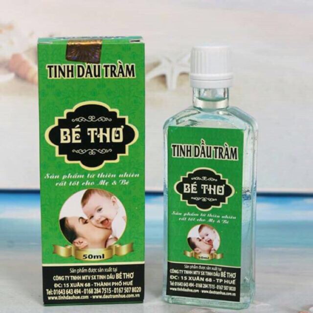 [SỈ] Tinh Dầu Tràm Huế Bé Thơ Loại I Chống Virus Cảm Cúm Hiệu Quả Loại 50ml Đảm Bảo Hàng Chất Lượng