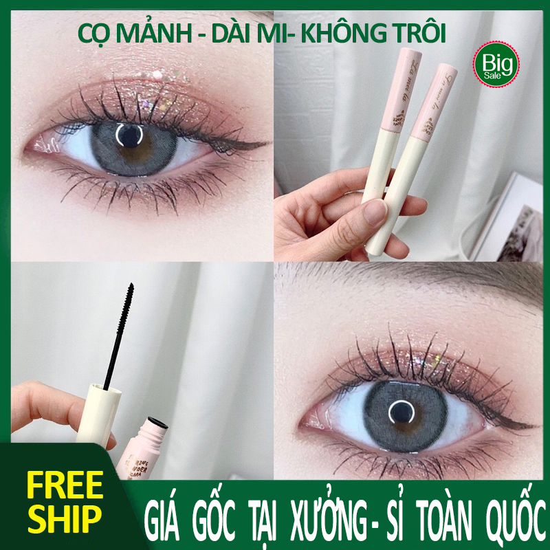 ❣️mascara lameila 3d cọ siêu mảnh giúp làm dài mi, lâu trôi ❣️ mascara lameila nội địa trung ,mascara siêu mảnh tơi mi lameila skinny microcara vỏ hồng. big sale mart a39