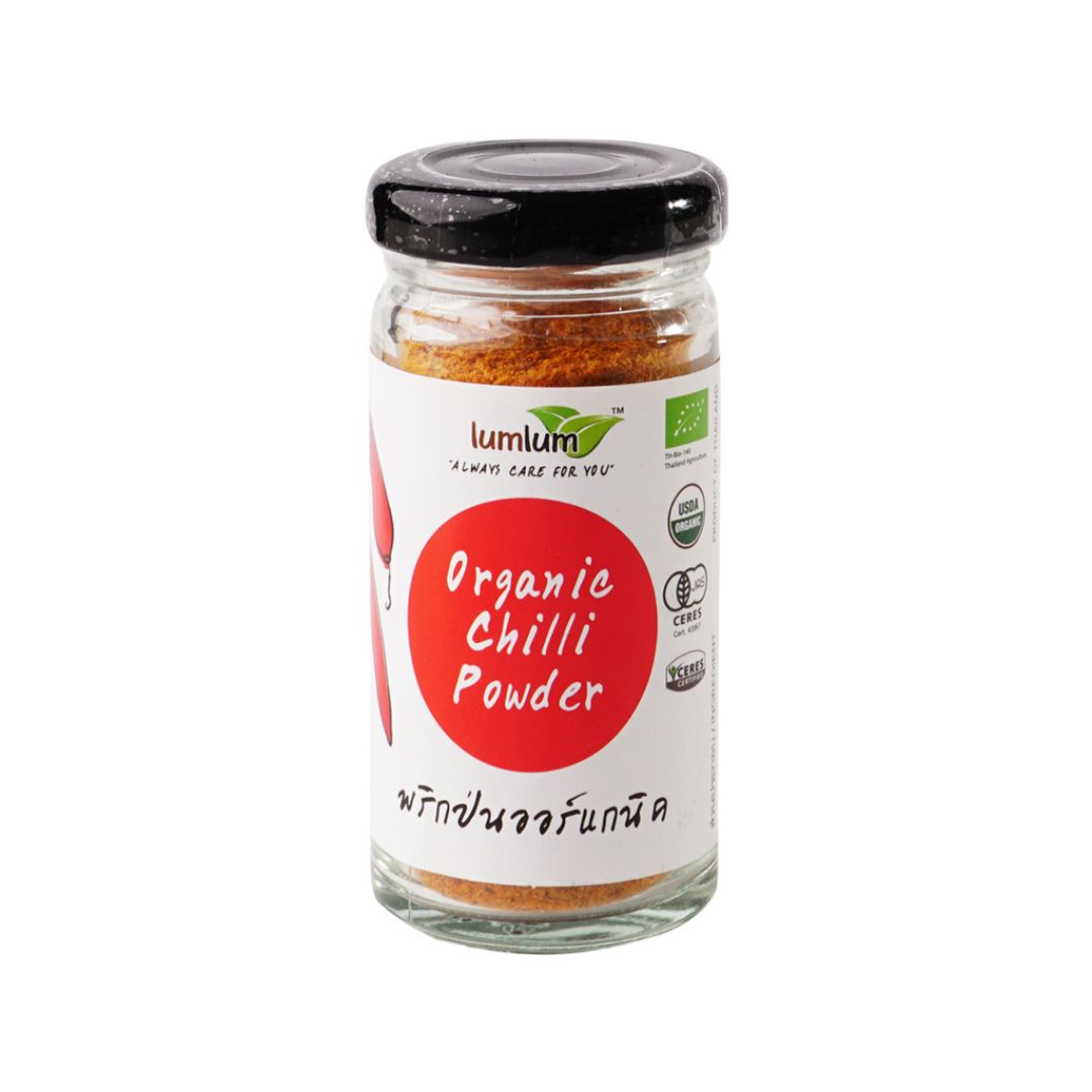Bột ớt hữu cơ lumlum organic chilli powder 30g - gia vị nấu ăn - gia vị hữu cơ - ớt bột - bột ớt nguyên chất - bột ớt làm kim chi - góc hữu cơ