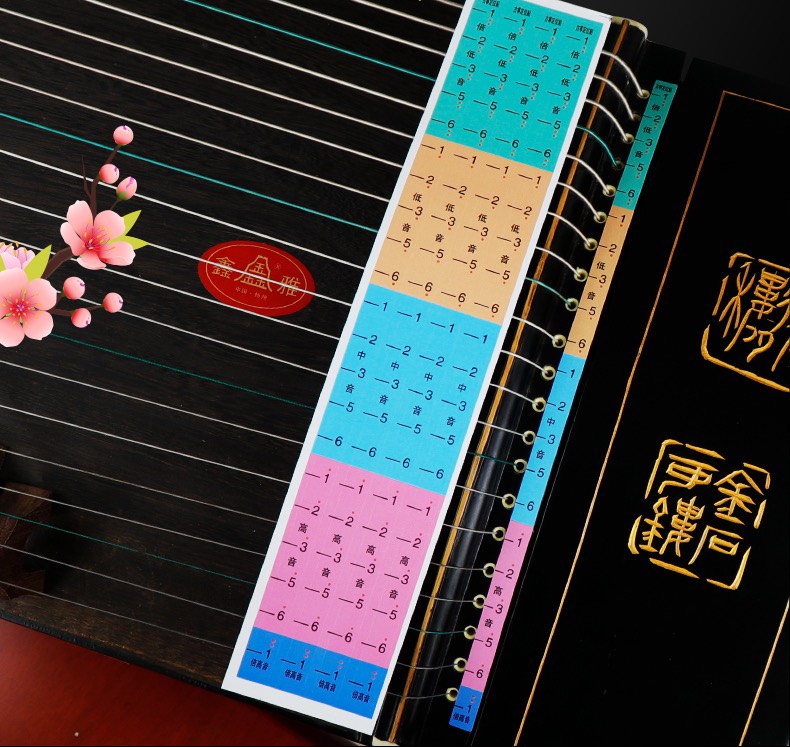 Định vị nốt số cho đàn guzheng cho người mới học