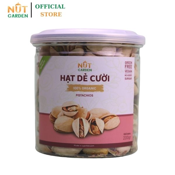 Hạt dẻ cười Mỹ Nut Garden nhập khẩu từ Mỹ - 200gr - Dẻ cười như món ăn vặt, có thể là nguyên liệu làm bánh