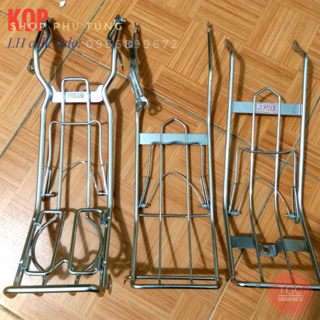 Baga inox giữa 10 ly & 6 ly gắn xe dream wave future