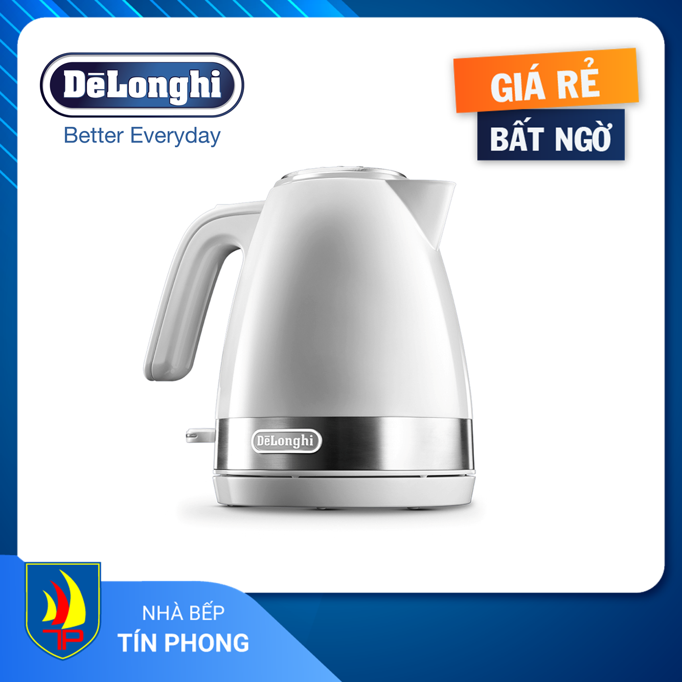 Ấm đun nước delonghi kbla2000.w