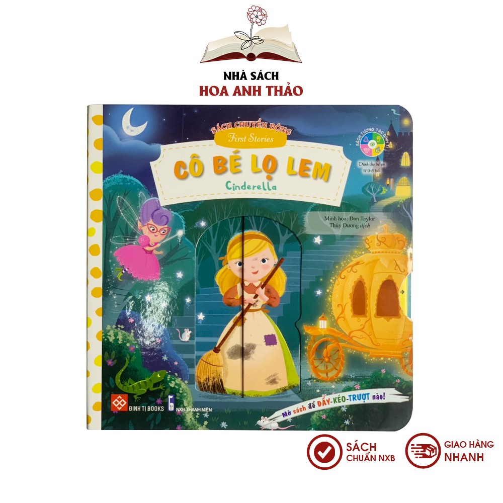 Sách tương tác chuyển động - First stories Cinderella Cô bé Lọ Lem