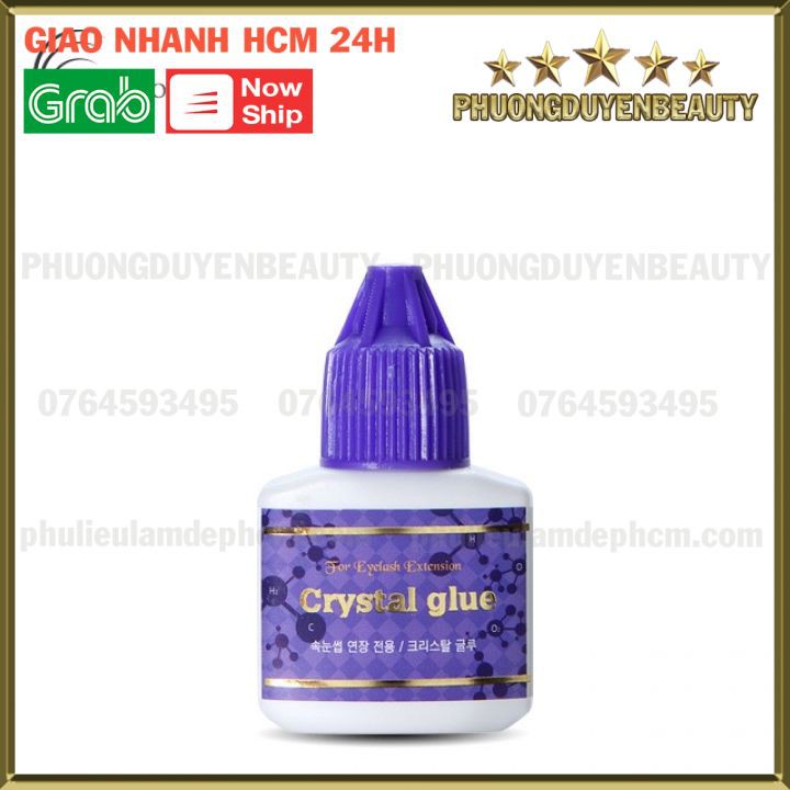 Keo Nối Mi Crystal Glue 5gr Chính Hãng Hàn Quốc, Ít Cay, Nhanh Khô