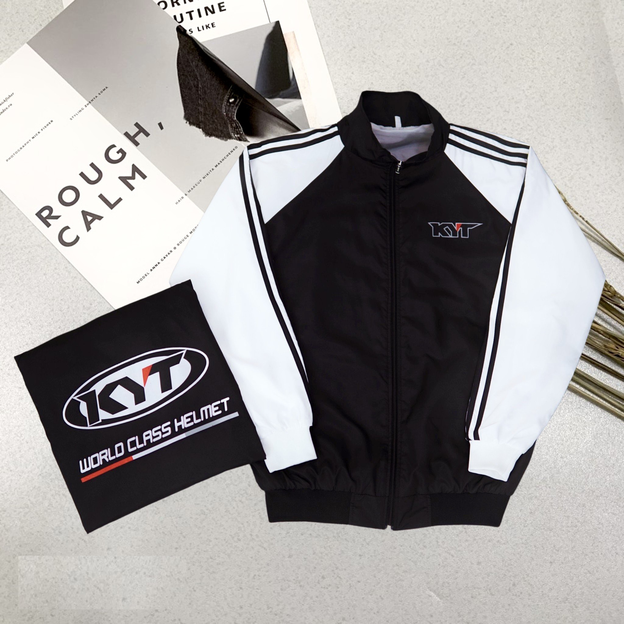 Áo khoác dù KYT nam nữ form rộng cổ đứng chất liệu dù gió 2 lớp cao cấp đang hót hiện nay _ DOMEN AK 99