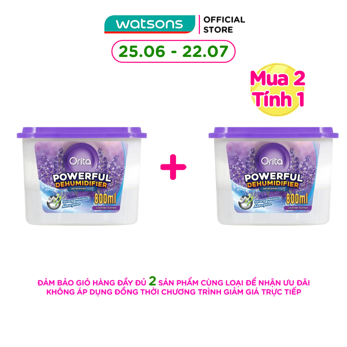 Hộp Hút Ẩm Và Khử Mùi Orita Hương Lavender 800ml