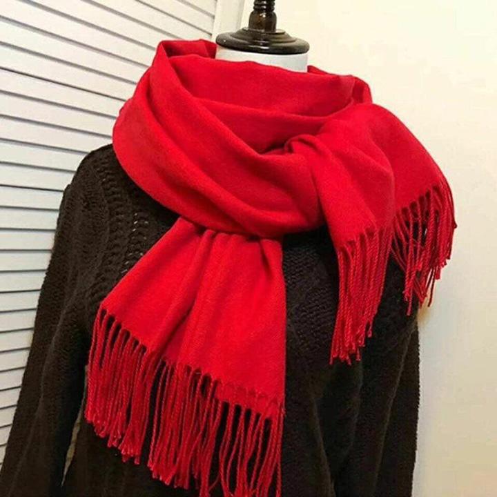 Khăn quàng cổ mùa đông CASHMERE siêu ấm áp, kích thước lớn cao cấp dành cho mọi đối tượng sử dụng