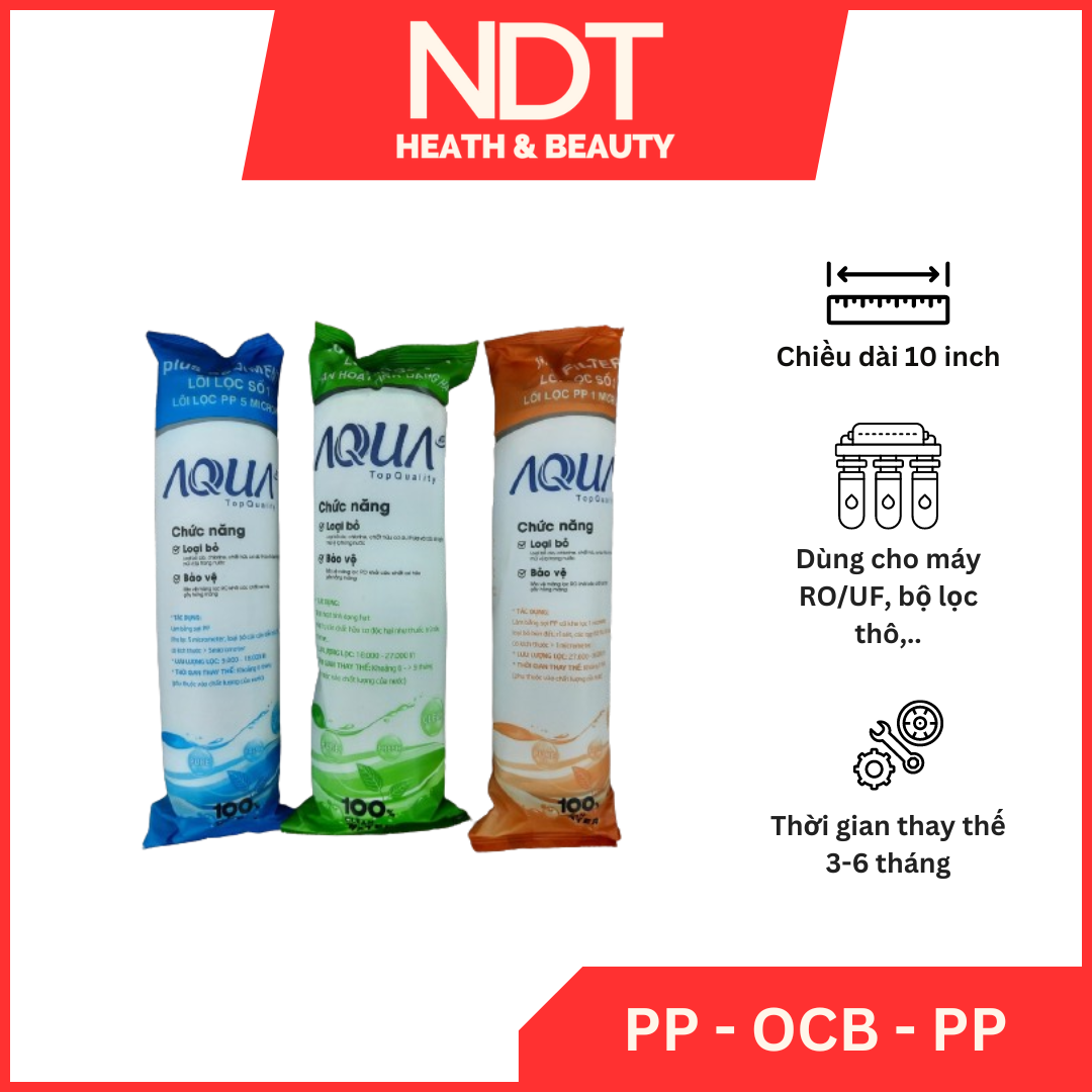 Lõi lọc nước - bộ lõi lọc aqua adq