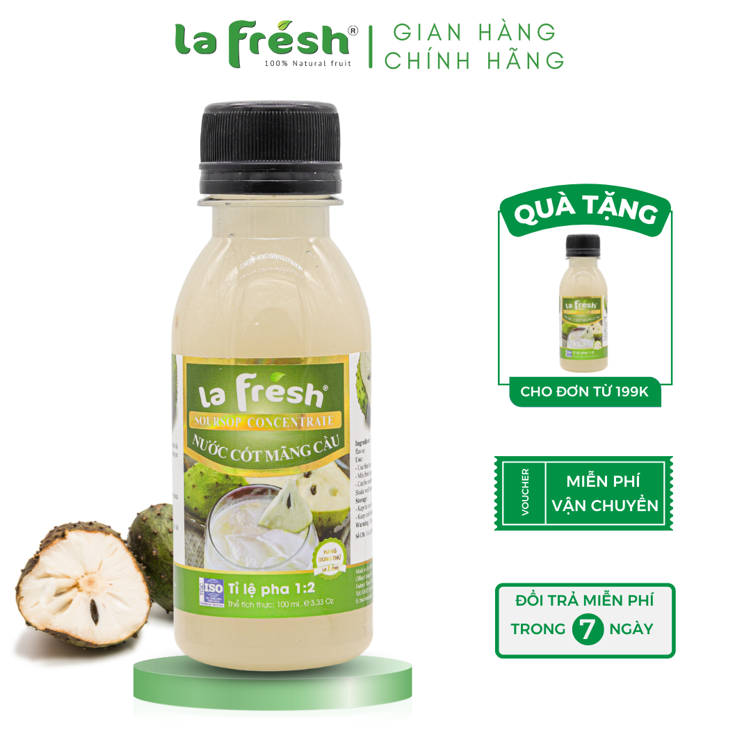 Nước cốt Mãng cầu Lafresh chai 100ml