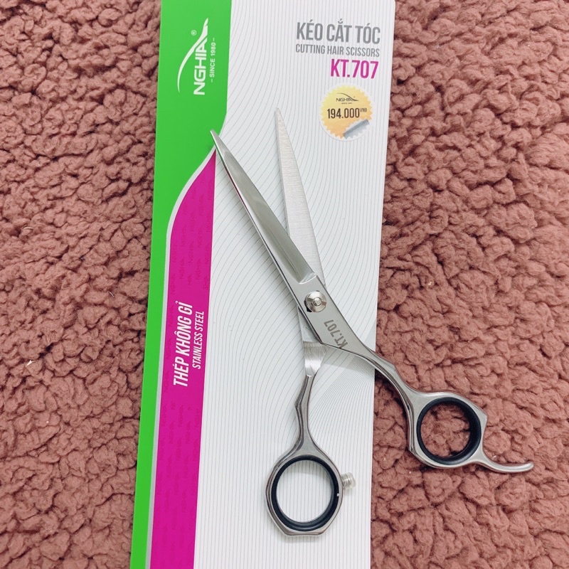 Kéo cắt tóc Kềm Nghĩa KT707 chính hãng