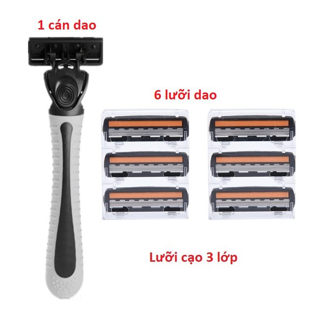 Bộ dao cạo râu 3 lớp