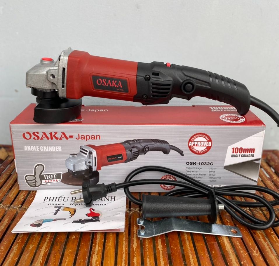 Máy mài cắt cầm tay osaka 850w có chỉnh tốc osk-1032c
