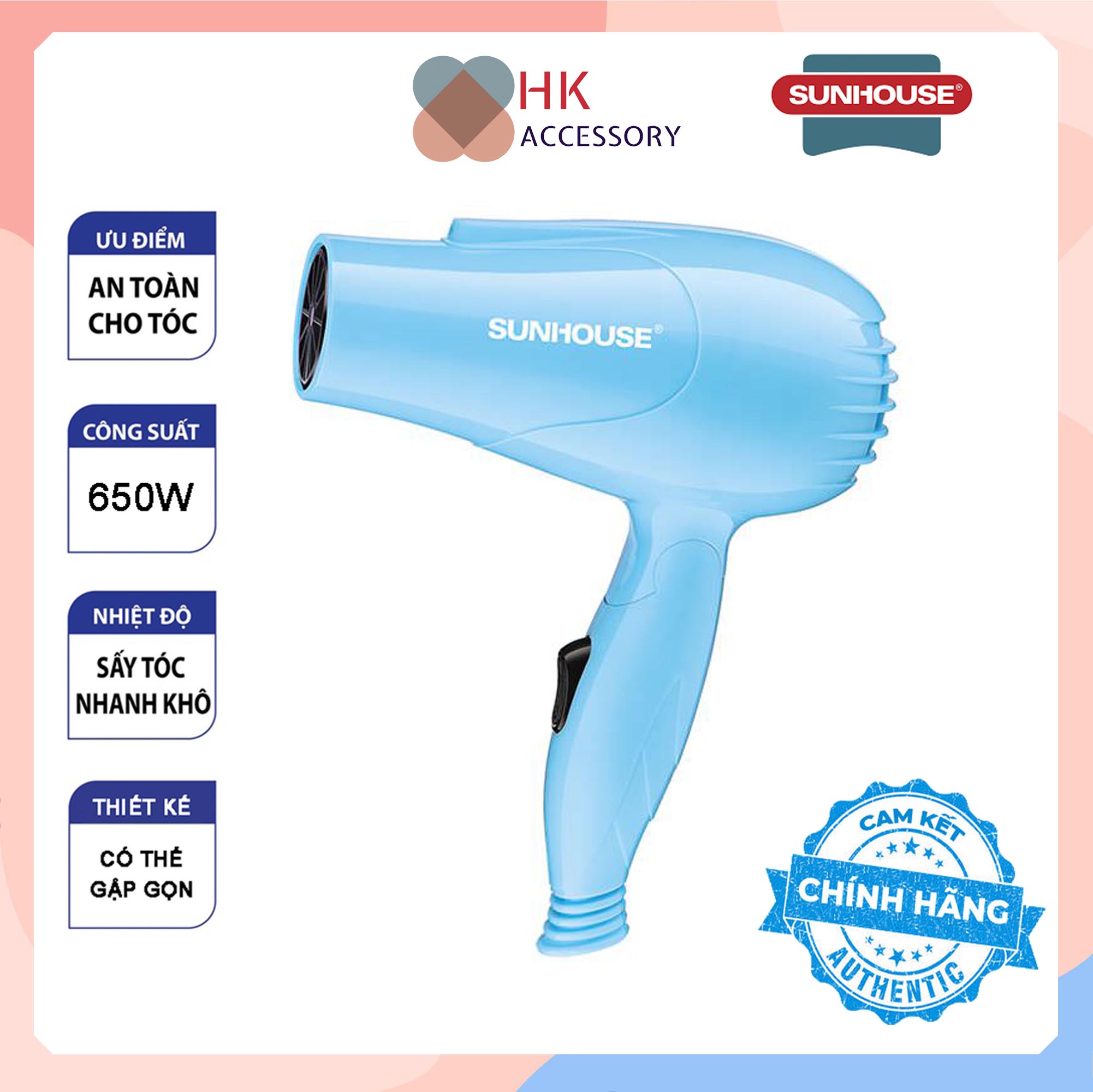 Máy sấy tóc SUNHOUSE SHD-2305 Hàng chính hãng