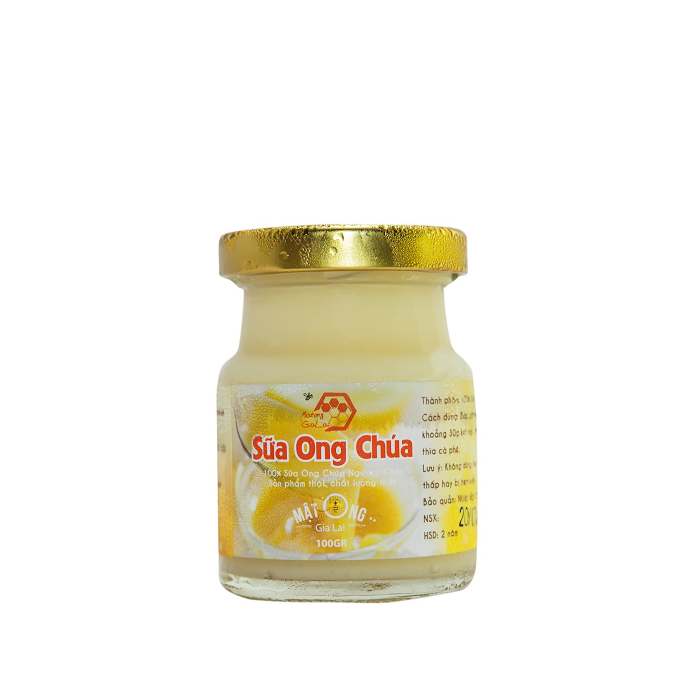 Sữa ong chúa tươi nguyên chất 100gr-loại đặc biệt giúp trẻ hóa làn da-Natubee