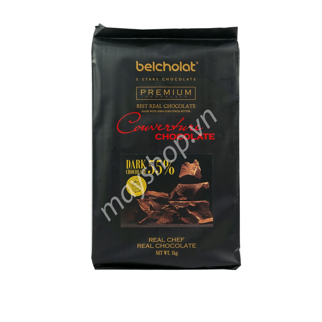 Socola Belcholat Couverture ĐEN 55% (1kg)