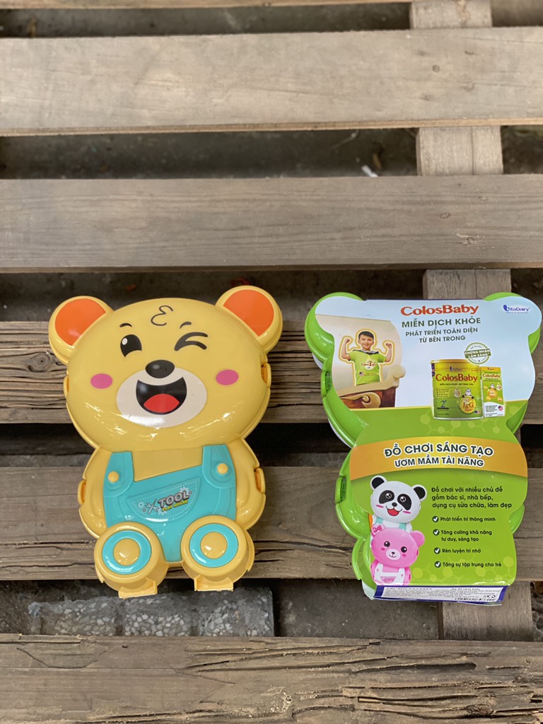 Đồ chơi balo gấu cho bé hkm Vitadairy