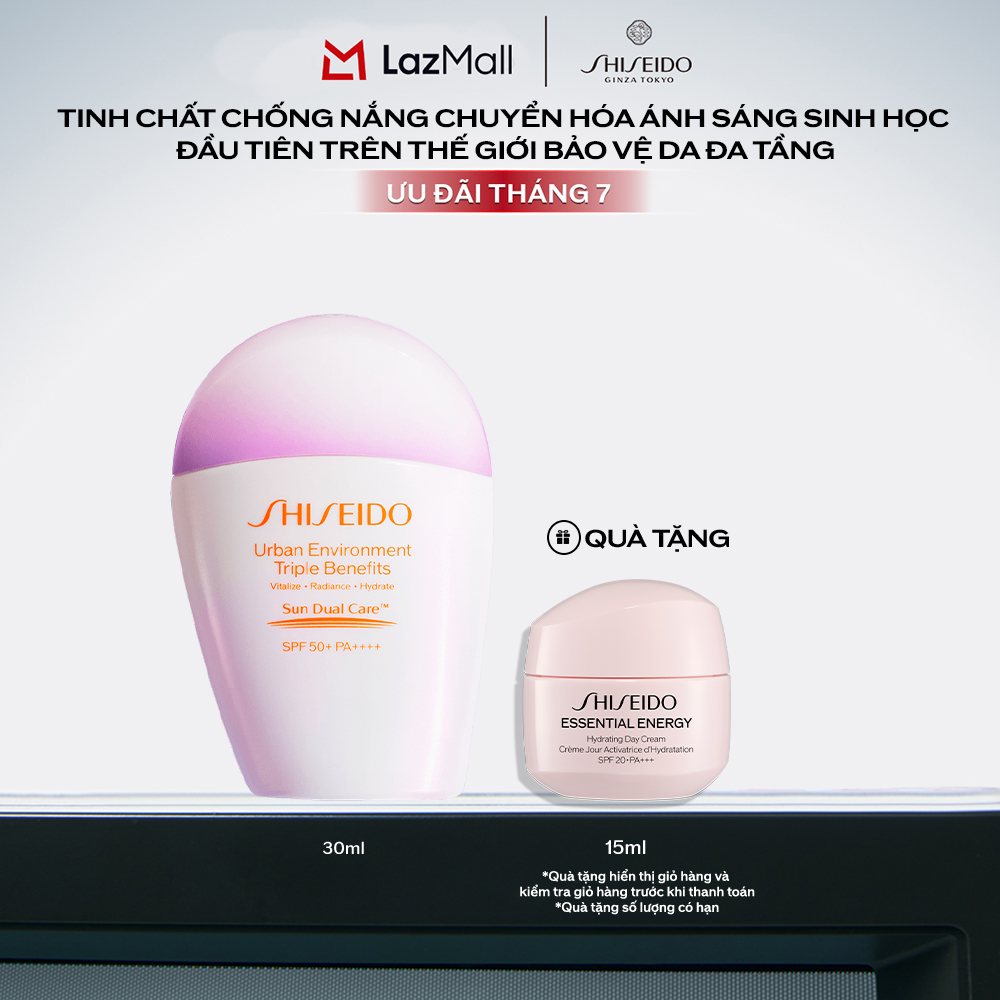 Sữa chống nắng dưỡng da Shiseido Urban Environment Triple Beauty Suncare EmulsionSPF50+ PA++++ 30ml