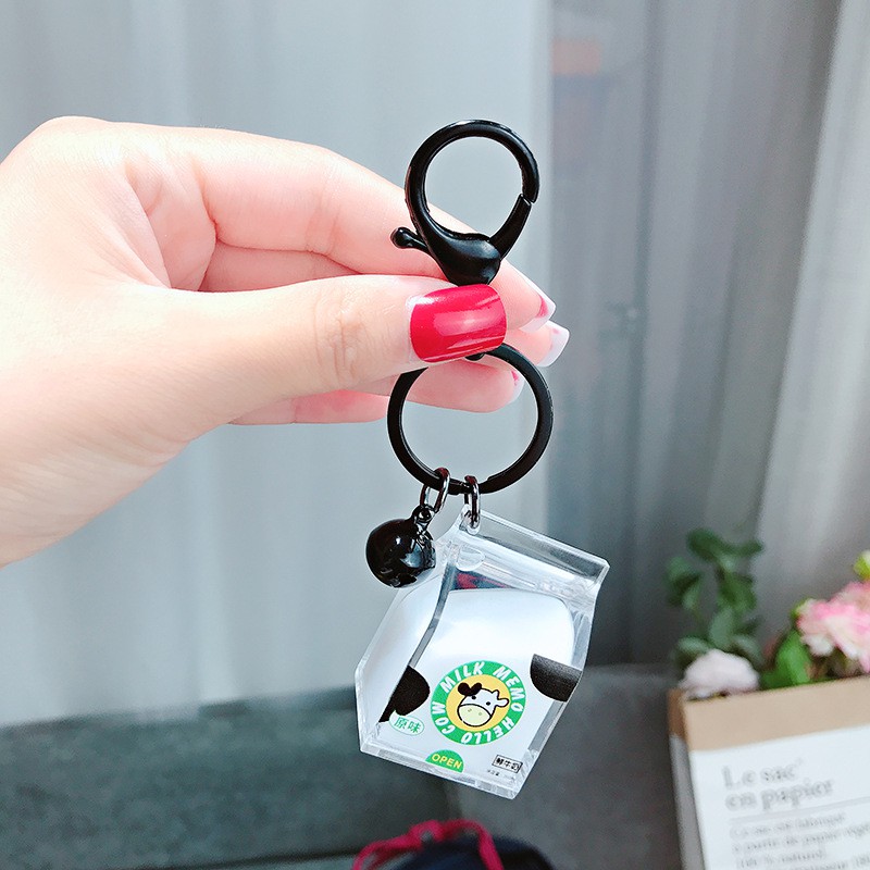 Móc khóa sữa bò