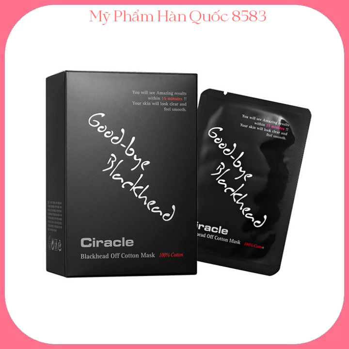 Miếng mặt nạ đẩy m.ụ.n đầu đen ciracle goodbye blackhead- đánh bay m.ụ.n đầu đen