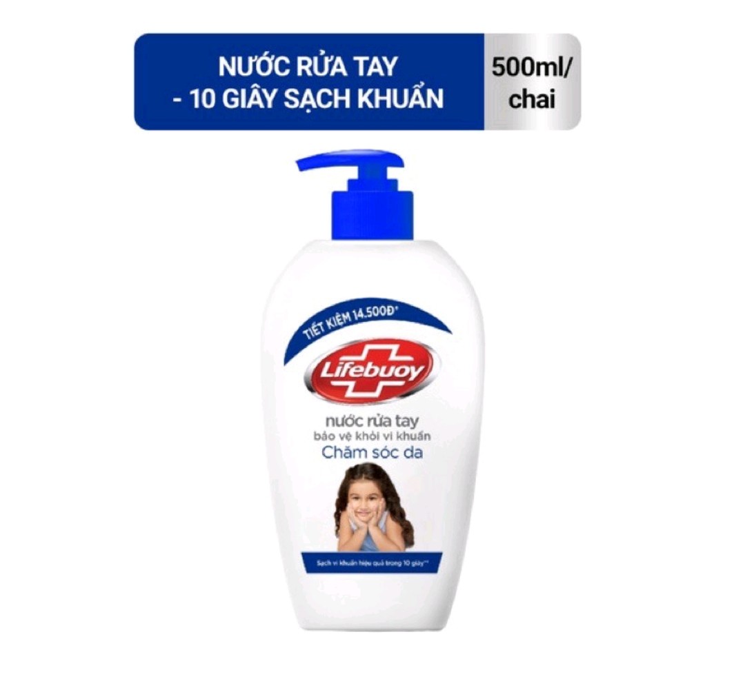 Nước rửa tay Lifebouy chai xanh 500g