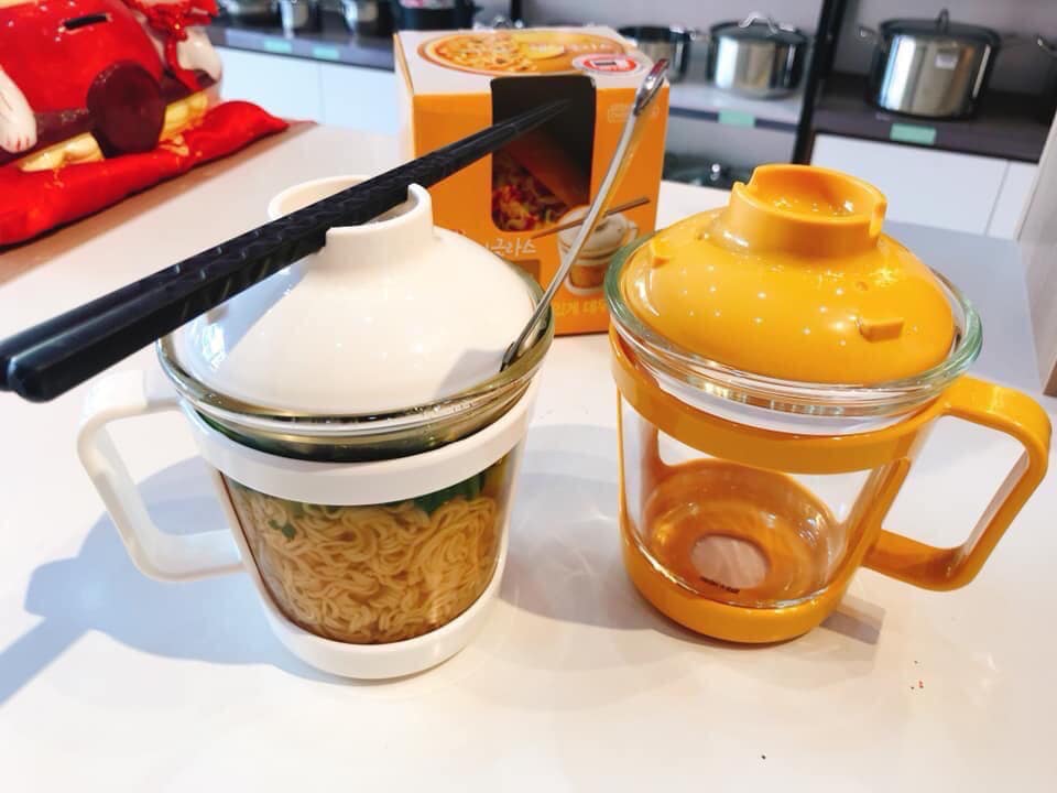 Cốc nấu mì ca nấu mì lock&lock ovenglass llg480 500ml