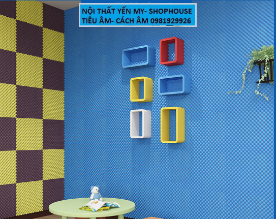 10 TẤM MÚT TIÊU ÂM CÁCH ÂM HÌNH TRỨNG-KÍCH THƯỚC 1 TẤM 50 * 50cm DÀY 3CM