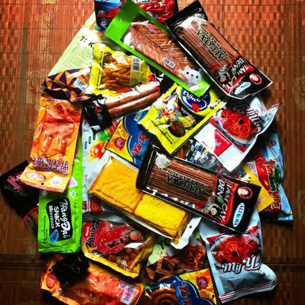 combo 10 gói Snack ăn vặt mix vị