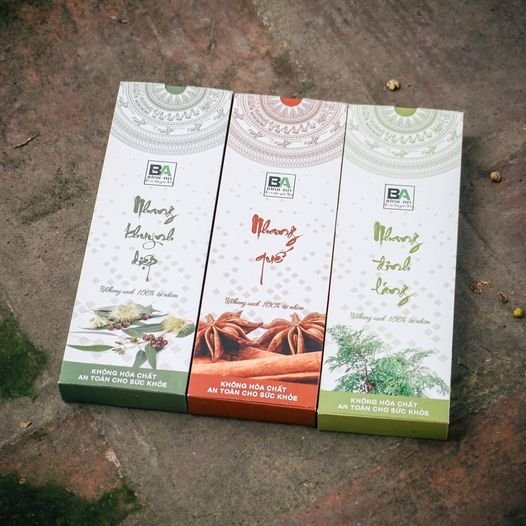 COMBO 3 HỘP - Nhang sạch thảo mộc Bình An hộp 200 nén