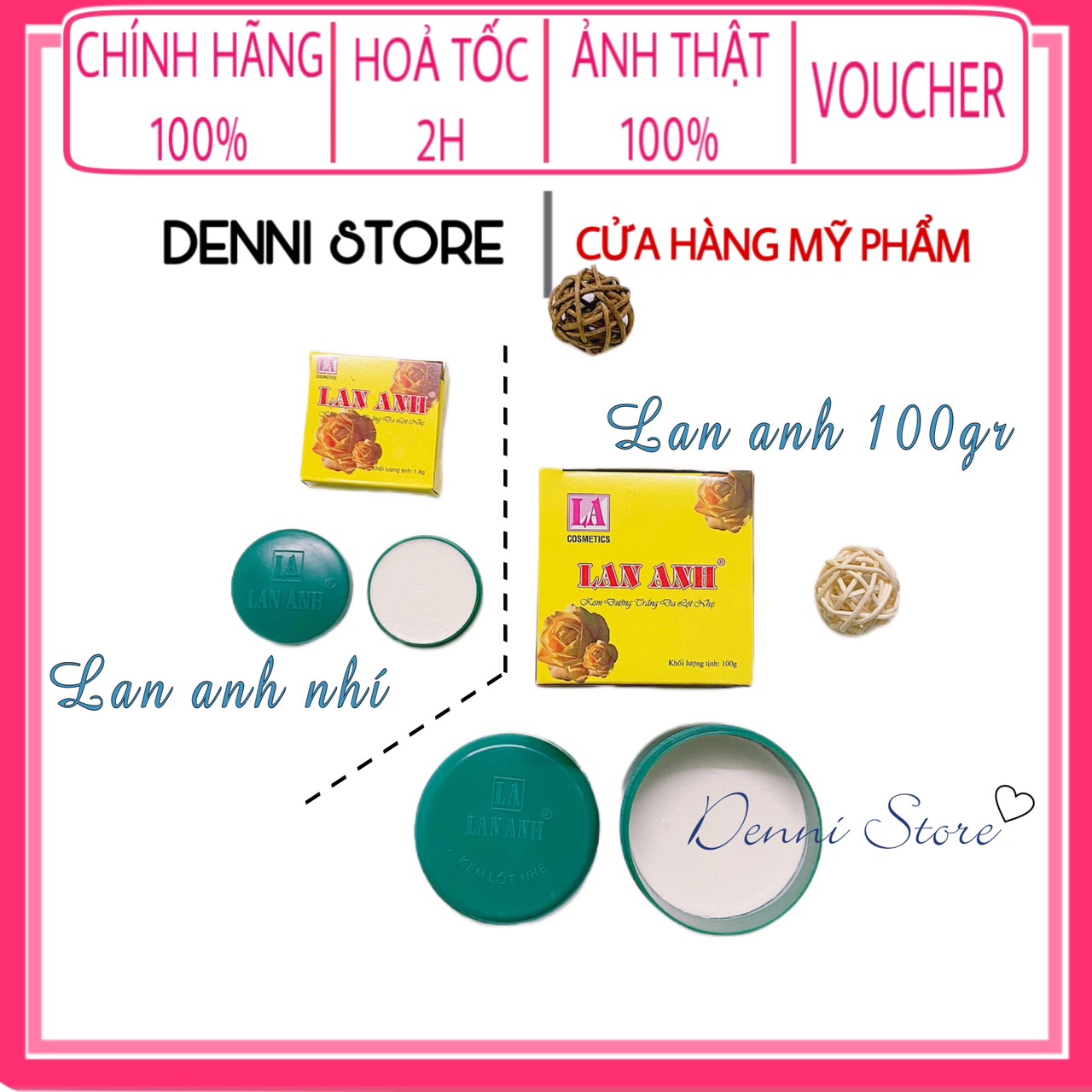 Hộp kem tẩy lan anh lột nhẹ nhí 1.8g - Lan Anh nhí