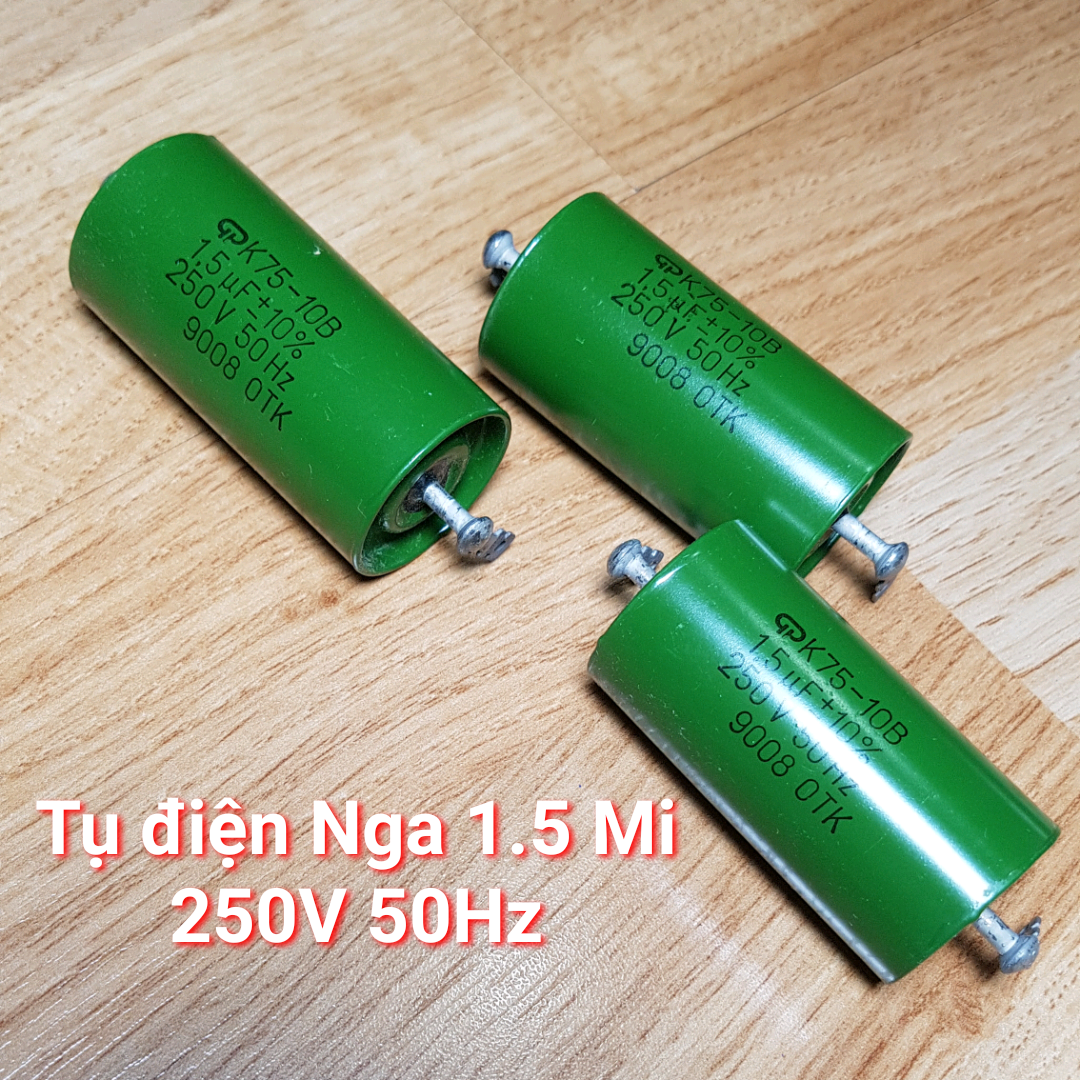 Tụ điện 1uf  1,5uf 4uf 10uf 30uf Nga chất lượng cao dùng trong âm thanh Lọc điện hoặc Cắt tần số cho