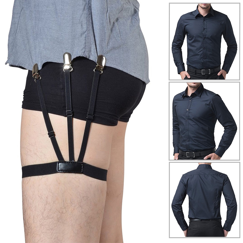 3cm/1.18'' Wide Shirt Stay Belt for Men's Uniform Shirt Blouse
