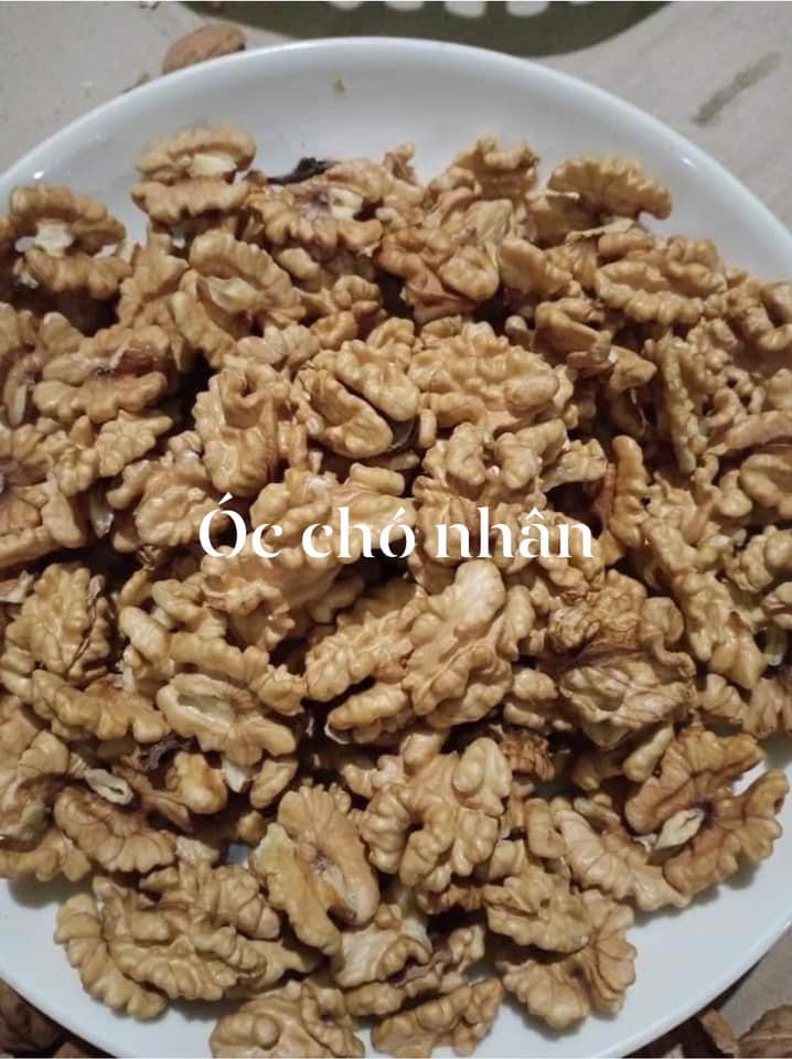 Nhân óc chó nếp sấy nguyên vị hộp 500g óc chó Tây Bắc giòn thơm dậy vị, đảm bảo chất lượng, không chất bảo quản. NOCN