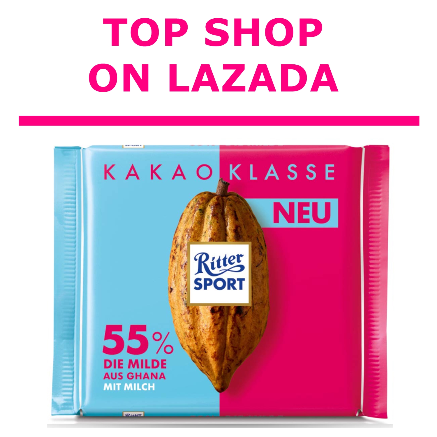 DATE MỚI NHẤT Combo 02 Socola đen gốc Ghana có 55% Cacao Ritter Sport 100g Sản Phẩm Nhập Khẩu Đức