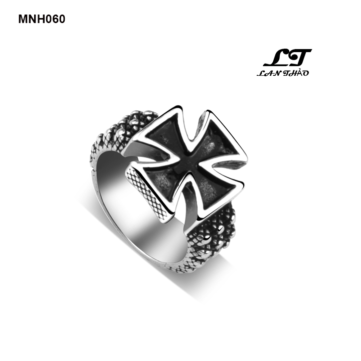 Nhẫn nam chrome heart dấu thập ver6 mnh060