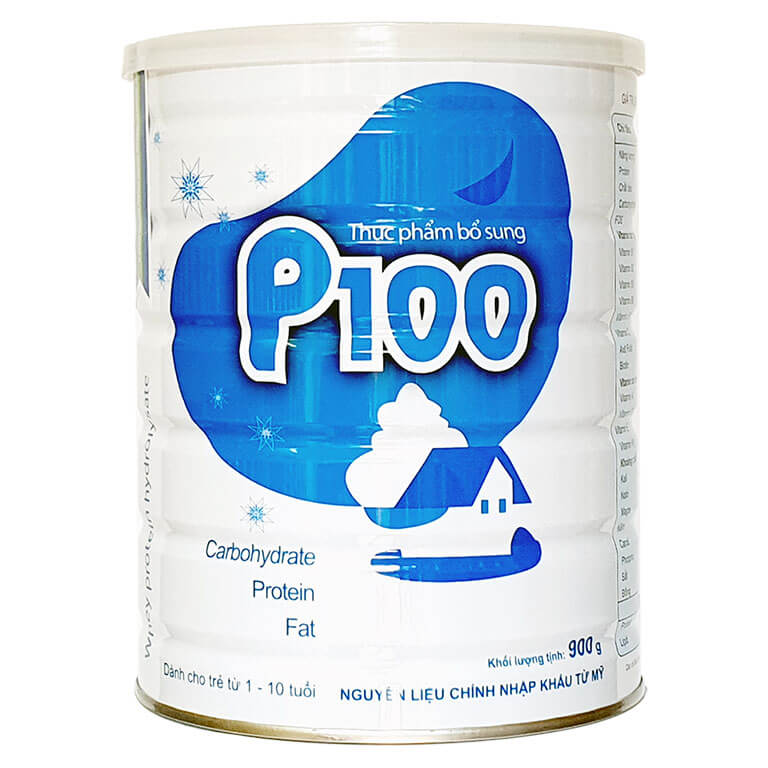 Sữa P100 loại 900g - chương trình tích nắp đổi quà