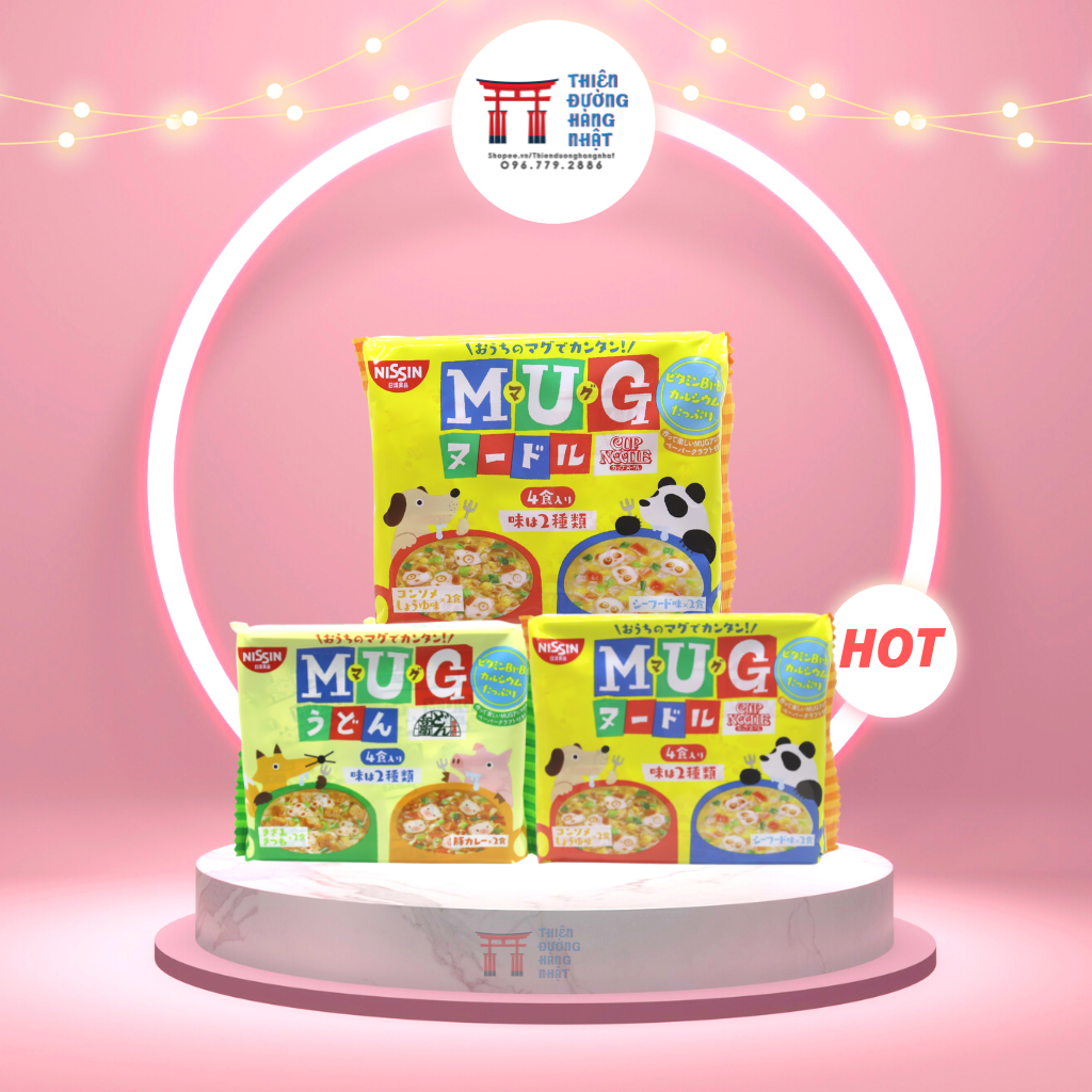 Mì Mug Nissin Nhật Bản Ăn Liền Cho Bé [Date 4/2023]