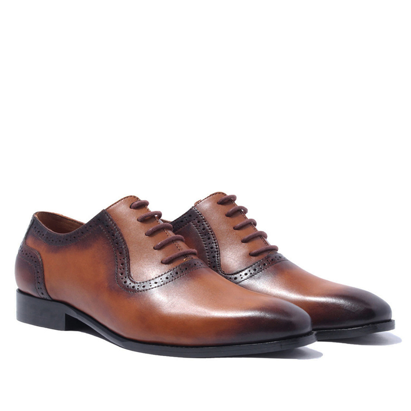Giày tây công sở banuli nam brogue oxford h1bo1m1