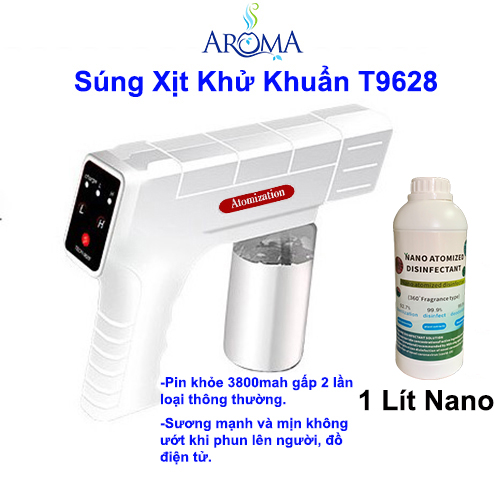 Máy Khử Khuẩn T9628 Công Nghệ Nano Tia Cực Tím, Khử Trùng, Sát Khuẩn K5 Đánh Bay Mọi Loại Vi khuẩn, Bảo Vệ Sức Khỏe Gia Đình