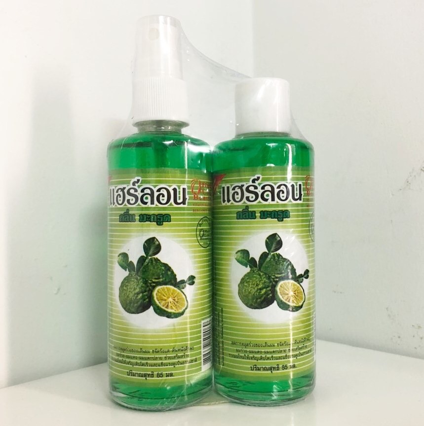 cap2 chai Tinh Dầu Bưởi BERGAMOT Thái Lan 85ml chai thủy tinh
