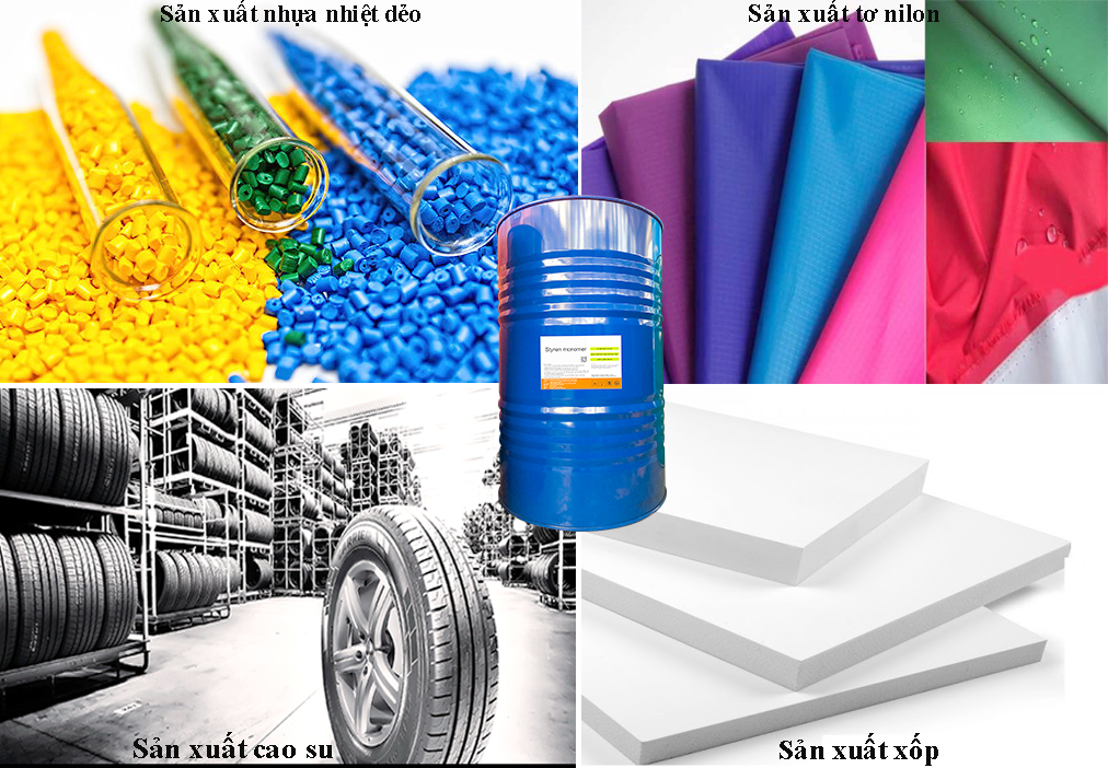 Dung Môi Pha Nhựa Polyester - Nước pha loãng keo composite - Styrene monomer C8H8, Đài Loan, 180kg/phuy.