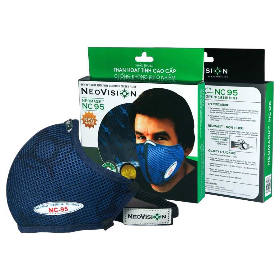 - khẩu trang neomask nc95 than hoạt tính cao cấp chống không khí ô nhiễm